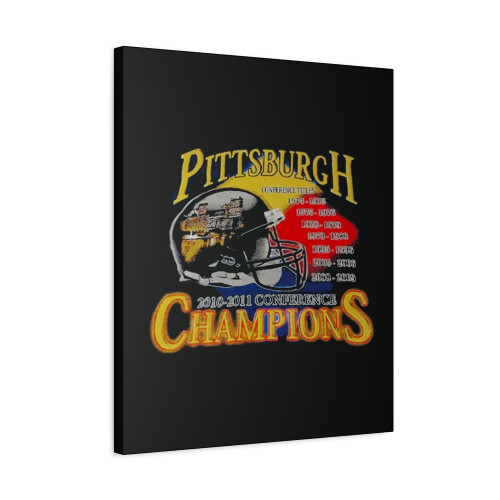 Pittsburgh Football Conference Champions Vintage Canvas Print Poster Pittsburgh Football Conference Champions Vintage Canvas Print Poster
