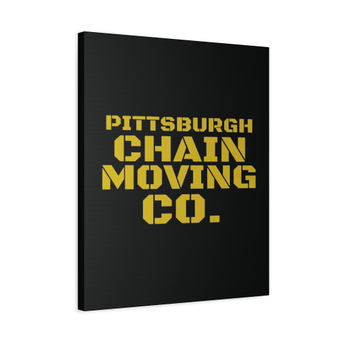 Pittsburgh Steelers Chain Moving Canvas Print Poster