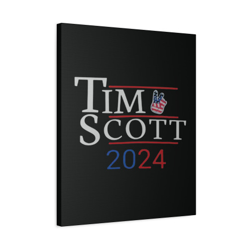 Politician Tim Scott For President Canvas Print Poster