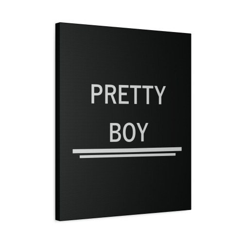 Pretty Boy Canvas Print Poster