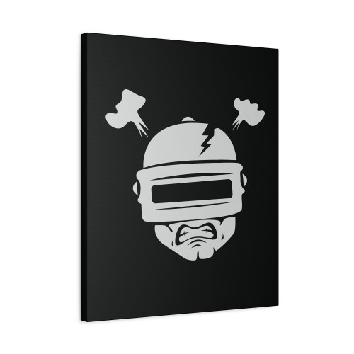 Pubg Angry Emote White 2 Canvas Print Poster