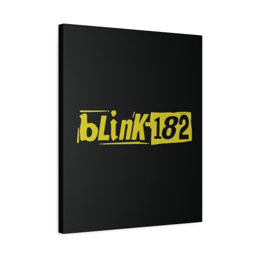 Punk Blink-182 Smiley Logo Canvas Print Poster