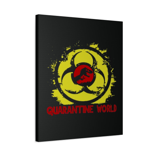 Quarantine World Canvas Print Poster