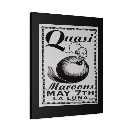 Quasi La Luna Concert Pasteup Canvas Print Poster