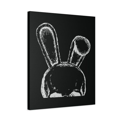 Rabbit Ears Skull Sergeant Stripes Die Bunny Canvas Print Poster