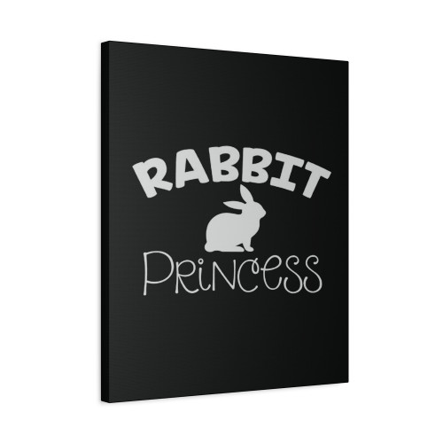 Rabbit Princess Canvas Print Poster
