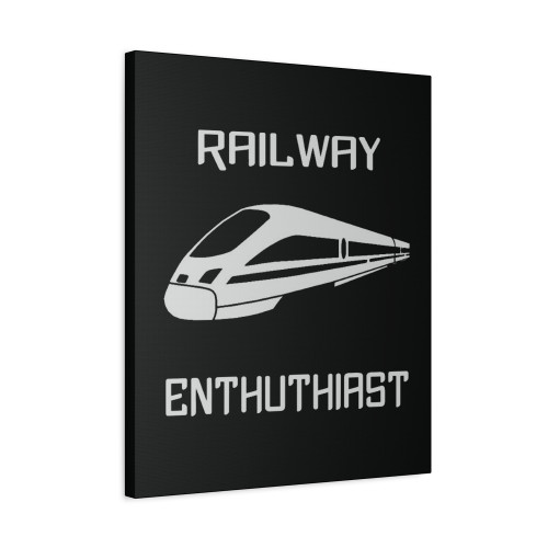 Railway Enthusiast Model Railway Train Canvas Print Poster