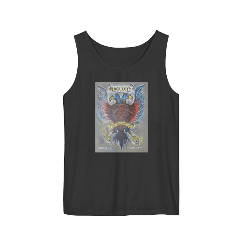 2019 The Black Keys Chicago Silkscreen Concert Poster Unisex Tank Top