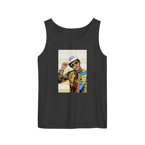Bruno Mars 24K Magic Illustration Unisex Tank Top