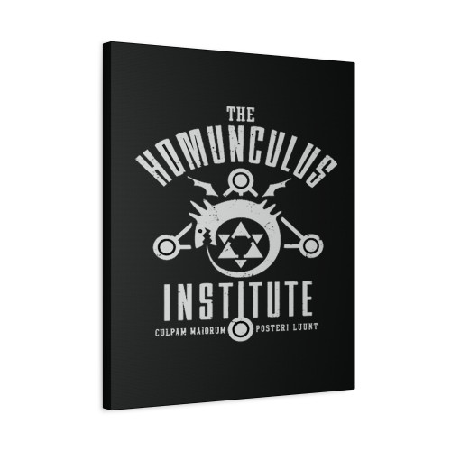 Fullmetal Alchemist Alphonse And Edward Logo Canvas Print Poster