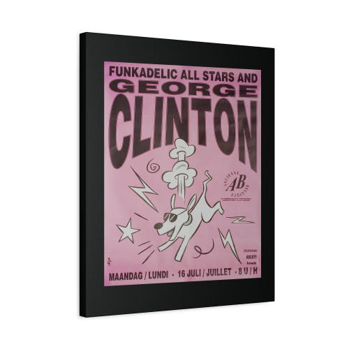 Funkadelic All-Stars And George Clinton 1990 Belgian B1 Canvas Print Poster