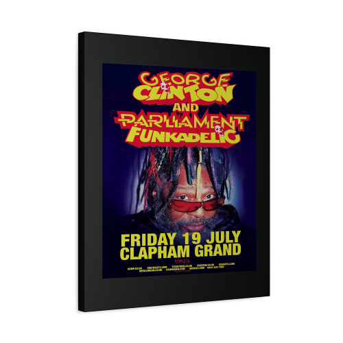 Funkadelic Live In London Canvas Print Poster