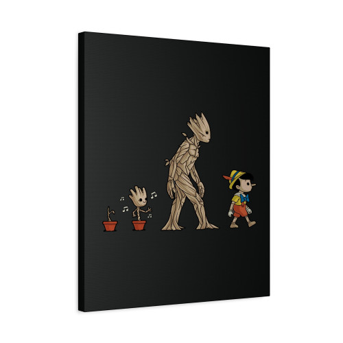 Galactic Evolution Guardians Of The Galaxy To Pinokiyo Canvas Print Poster
