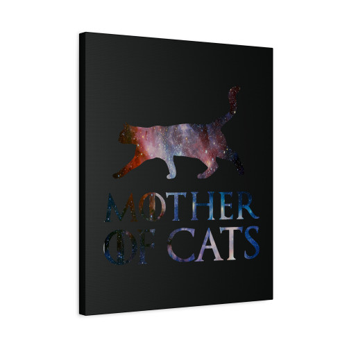 Game Of Thrones Mother Of Cats In Galaxy Canvas Print Poster