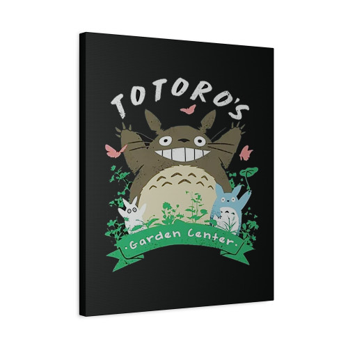Garden Center Ghibli Totoro Canvas Print Poster