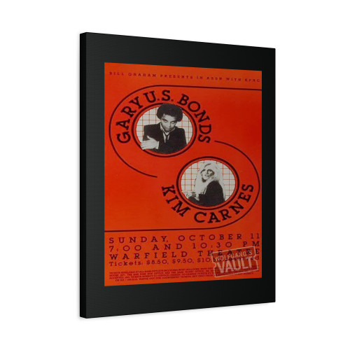 Gary U.S. Bonds Poster Canvas Print Poster