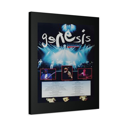 Genesis We Cant Dance 92 Tour Canvas Print Poster
