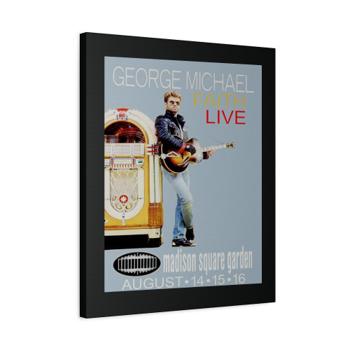 George Michael Replica 1988 Concert Poster Canvas Print Poster