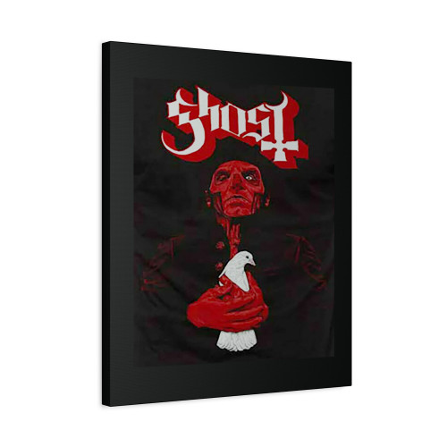 Ghost Band Dove Red Canvas Print Poster