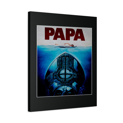 Ghost Papa Jaws Canvas Print Poster