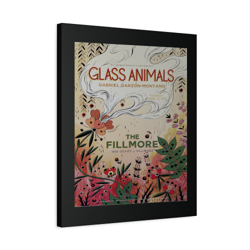 Glass Animals Concert 2015 Canvas Print Poster