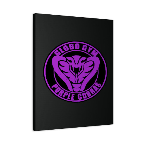 Globo Gym Funny Dodgeball Purple Cobras Canvas Print Poster