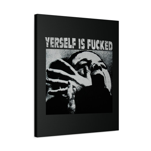 Godflesh Slavestate Vintage Yerself Is Fuck 1991 Canvas Print Poster