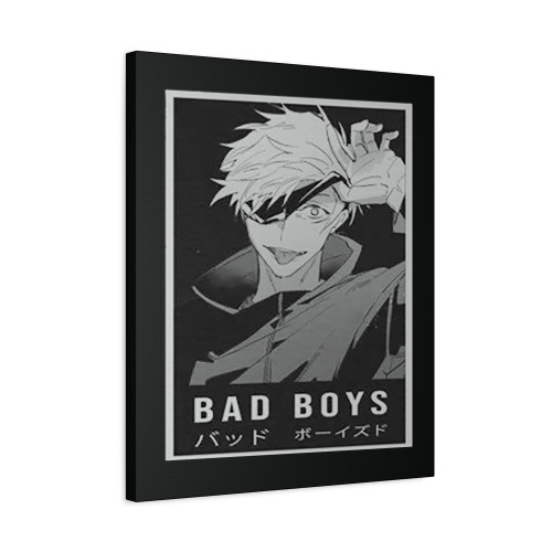 Gojo Satoru Bad Boys Canvas Print Poster