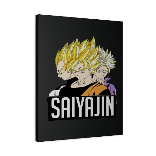 Goku Vegeta And Trunks Saiyajin Canvas Print Poster