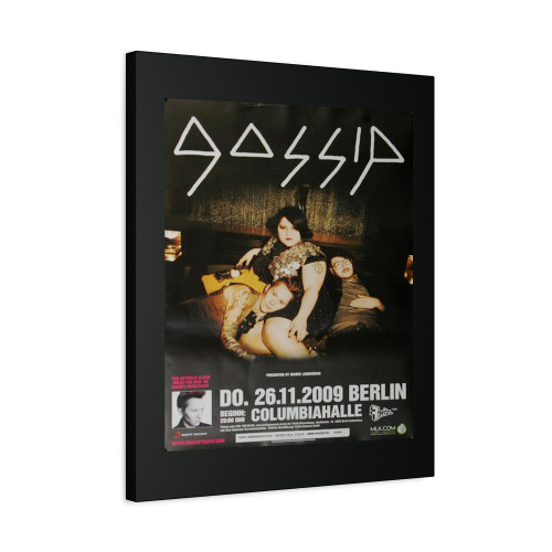Gossip Youth Berlin 2009 Canvas Print Poster