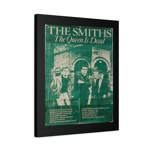The Smiths 1986 Queen Is Dead Tour Canvas Print Poster