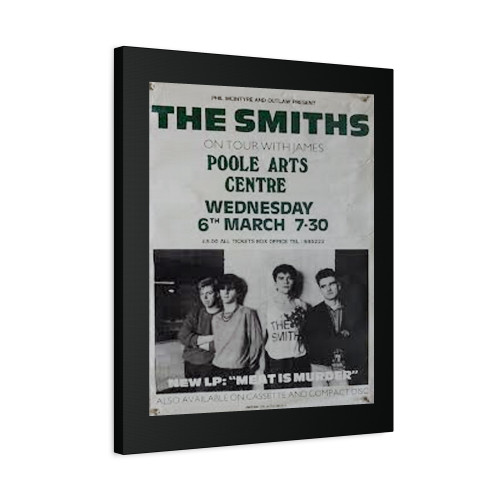 The Smiths On Tour With James Poole Canvas Print Poster