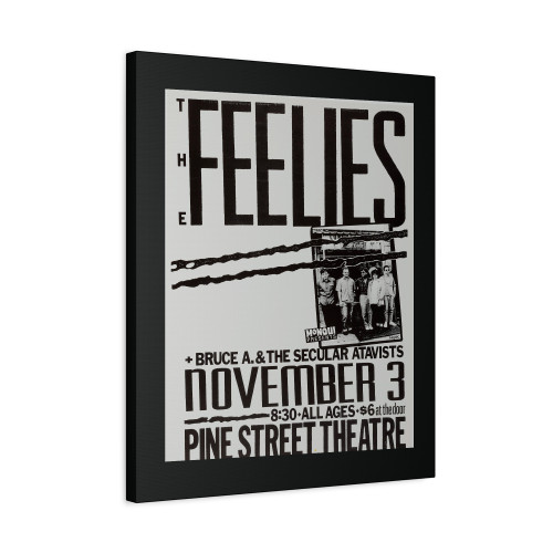 The Stranglers Live 20 From Stiff Little Fingers Reading University 26Th October 1982 Canvas Print Poster