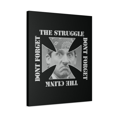 The Struggle The Clink Prison Mike Canvas Print Poster
