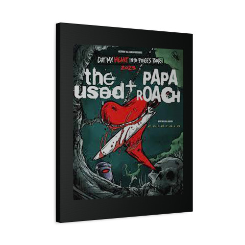 The Used & Papa Roach Canvas Print Poster