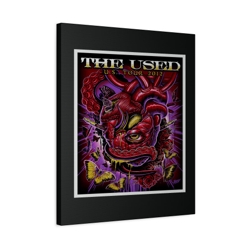The Used 2012 Tour Canvas Print Poster