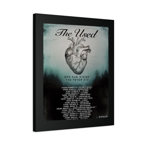 The Used Concert 2018 Canvas Print Poster
