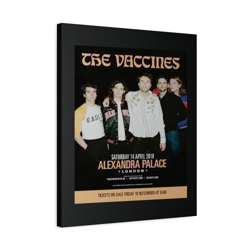The Vaccines Announce Uk Tour Canvas Print Poster