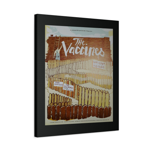 The Vaccines Concert 2013 Canvas Print Poster