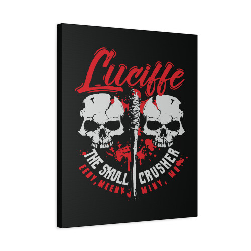 The Walking Dead Lucille The Skull Crusher Canvas Print Poster