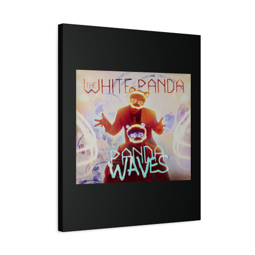 The White Panda Waves Poster Canvas Print Poster