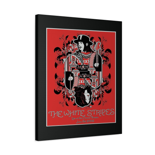 The White Stripes 2002 Concert Canvas Print Poster