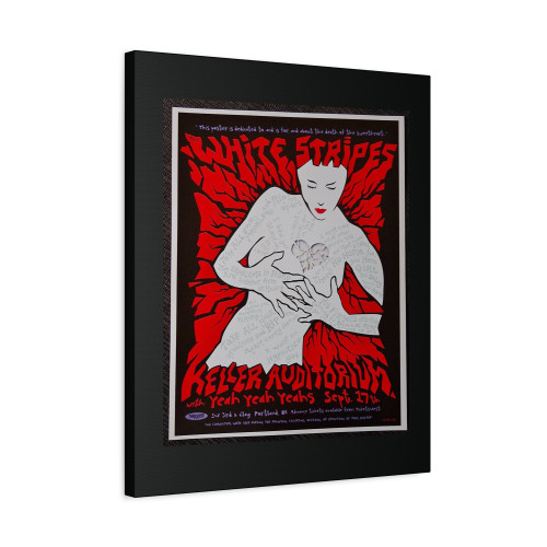 The White Stripes Yeah Yeah Yeahs Soledad Brothers At Keller Canvas Print Poster