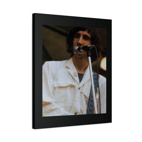 The Who Page 1969 Isle Of Wight Festival Concert Pete Townshend R82 Canvas Print Poster