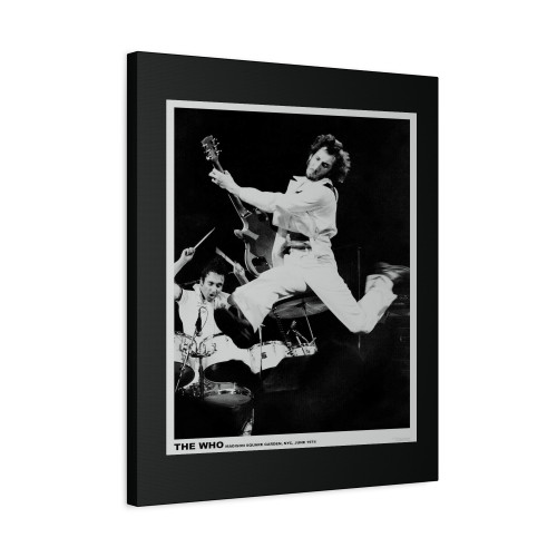 The Who Pete Townshend & Keith Moon New York City Madison Square Garden 1974 Canvas Print Poster