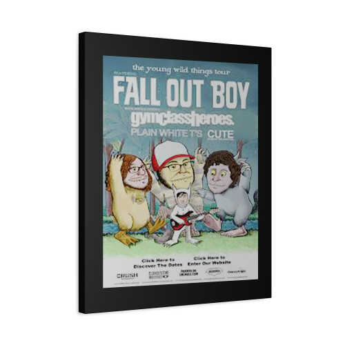 The Young Wild Things Tour Canvas Print Poster