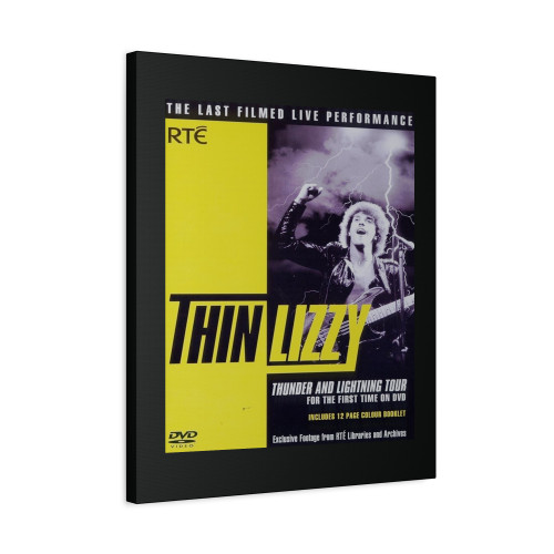 Thin Lizzy Thunder And Lightning Tour Canvas Print Poster