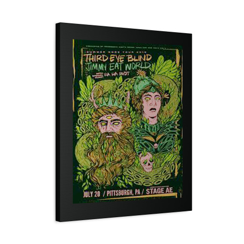 Third Eye Blind Jimmy Eat World Concert Canvas Print Poster