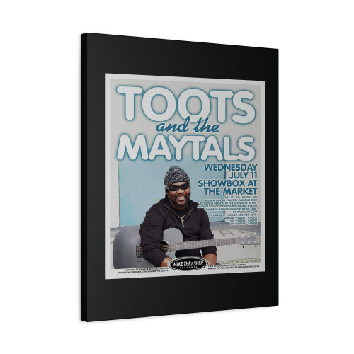 Toots And The Maytals 2012 Seattle Concert Tour Canvas Print Poster Toots And The Maytals 2012 Seattle Concert Tour Canvas Print Poster