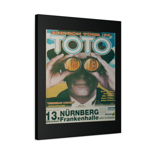 Toto Concert Tour 1999 Mindfields Nurnberg Canvas Print Poster